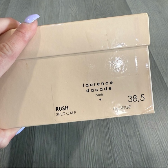 Laurence Dacade Rush Cutout Suede Open Toe Heeled Sandals 7.5 - Picture 10 of 10